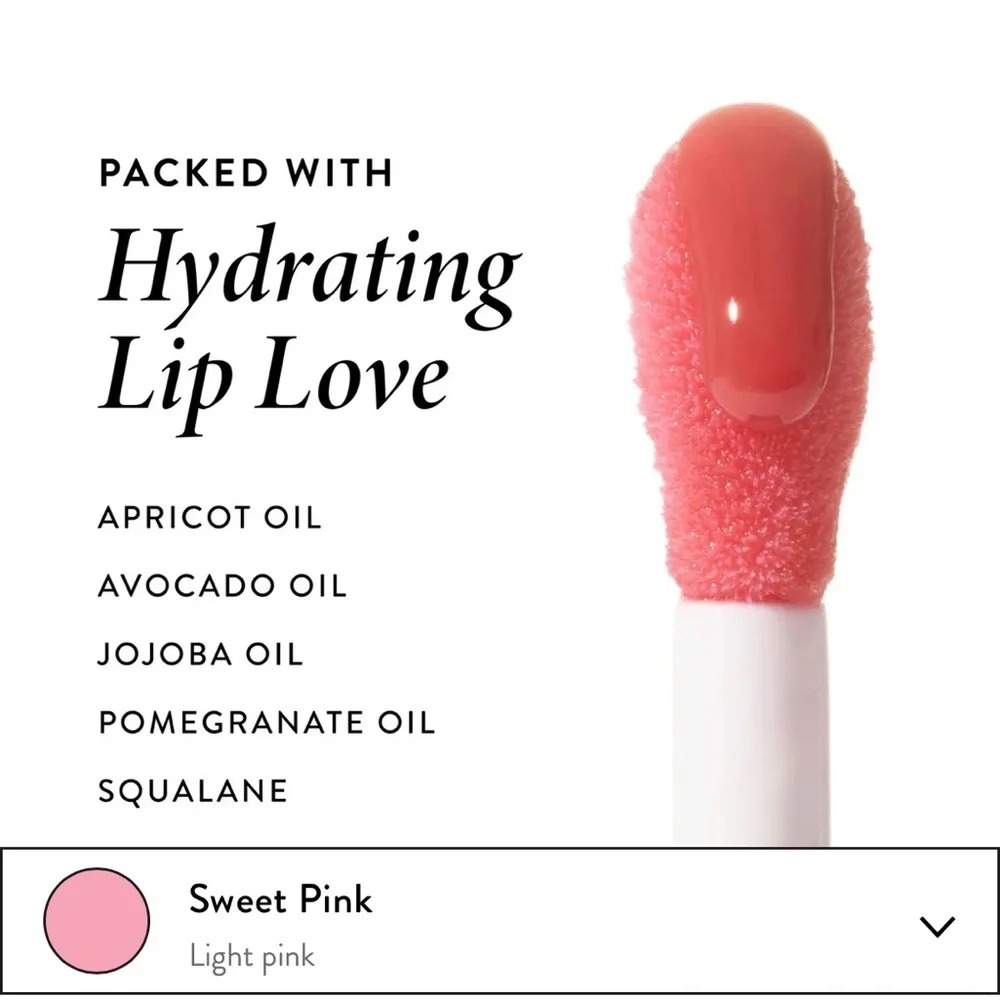 Laura Geller Fine Shine Glossy Lip Oil in Sweet Pink
